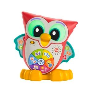 Fisher-Price Linkimals Light-Up & Learn Owl Interactive Musical Learning Toy For Infants HFT73