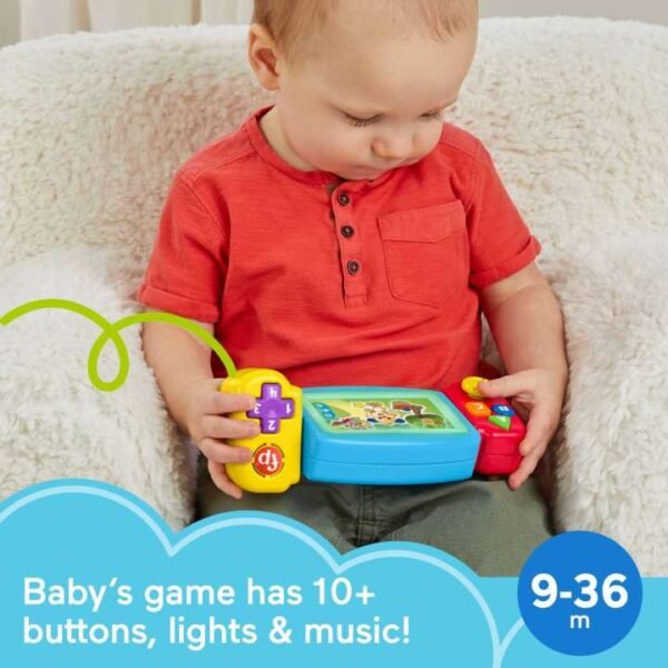 Fisher-Price Laugh & Learn Twist & Learn Gamer Pretend Video Game Learning Toy For Infant & Toddler HJN97 - Image 2