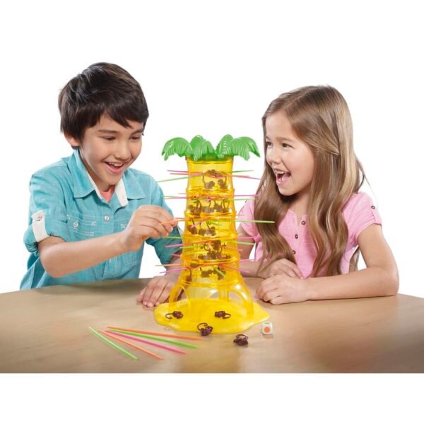 Tumblin’ Monkeys Kids Game with Monkey Game Pieces, Sticks and Game Unit, Easy-to-Learn, Makes a Great Gift for 5 Year Olds and Up (52563) - Image 2
