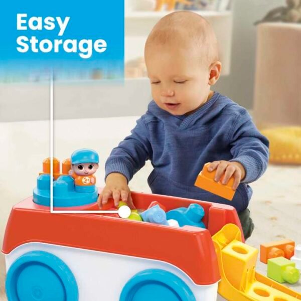 Mega Bloks Building Toy Block Spinning Wagon With 1 Figure HHN00 - Image 2
