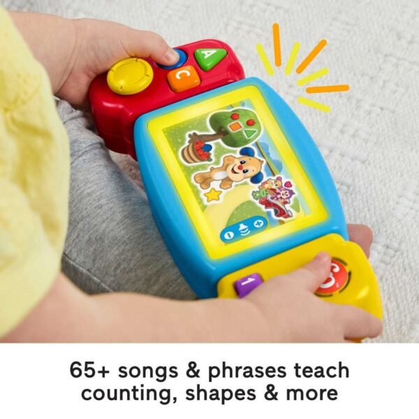 Fisher-Price Laugh & Learn Twist & Learn Gamer Pretend Video Game Learning Toy For Infant & Toddler HJN97 - Image 3