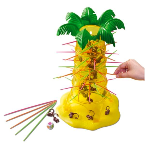 Tumblin’ Monkeys Kids Game with Monkey Game Pieces, Sticks and Game Unit, Easy-to-Learn, Makes a Great Gift for 5 Year Olds and Up (52563) - Image 3