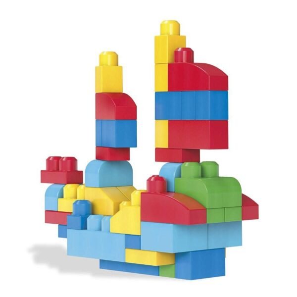 Mega Bloks Big Building Bag Building Set With 60 Big Building Blocks Classic DCH55 - Image 3