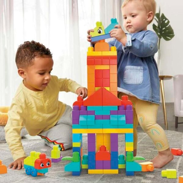 Mega Bloks Bigger Building Bag Building Set With 150 Big Building Blocks HHM96 - Image 3