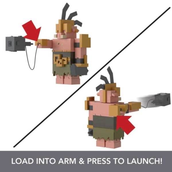 Minecraft Legends Portal Guard Action Figure, Attack Action And Accessory, 3.25-in Collectible Toy GYR77 - Image 3