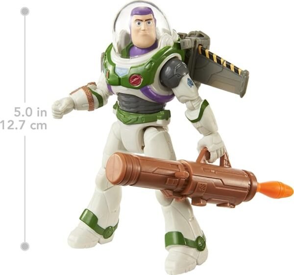 Disney Pixar Lightyear 5 Inch Scale Action Figures with Mechanical Movement Feature & 10 Posable Joints, Authentic Detail & Accessory, Gift 4 Years & Up, Assortment Mutli HHJ85 - Image 3