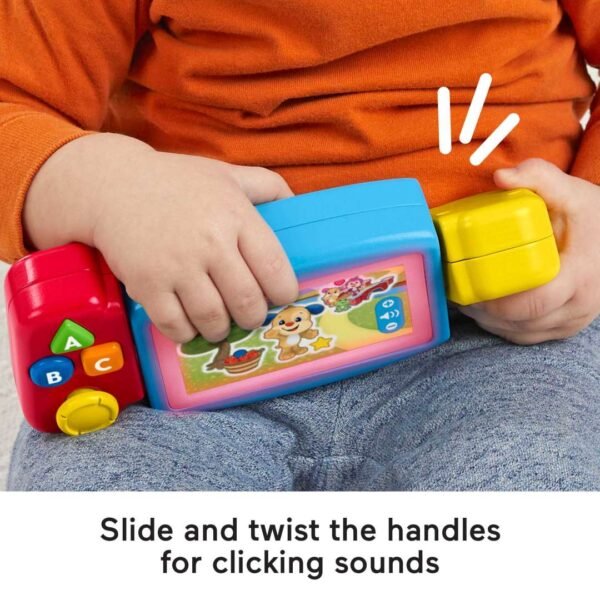 Fisher-Price Laugh & Learn Twist & Learn Gamer Pretend Video Game Learning Toy For Infant & Toddler HJN97 - Image 4
