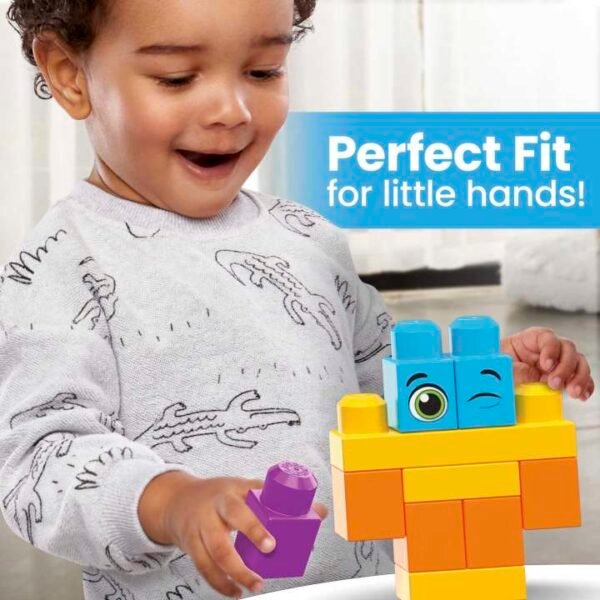 Mega Bloks Bigger Building Bag Building Set With 150 Big Building Blocks HHM96 - Image 4