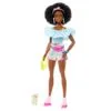 Barbie Doll With Roller Skates, Fashion Accessories And Pet Puppy HPL77 - Image 5