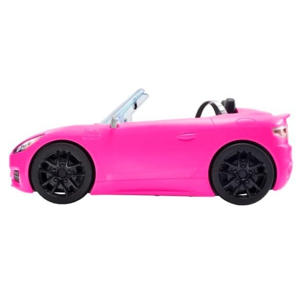 Barbie Pink Convertible 2-Seater Vehicle With Rolling Wheels HBT92 - Image 5
