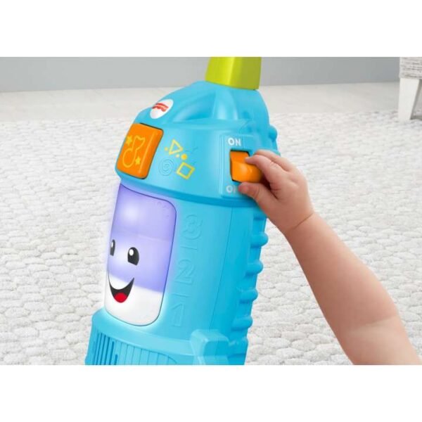 Fisher-Price Laugh & Learn Toddler Toy Vacuum With Lights Music & Educational Songs FNR97 - Image 5
