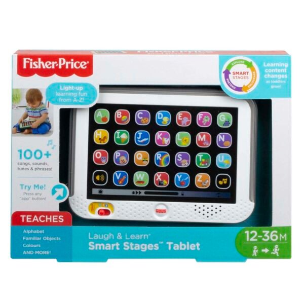 Fisher-Price Laugh & Learn Smart Stages Tablet Grey CDG33 - Image 6