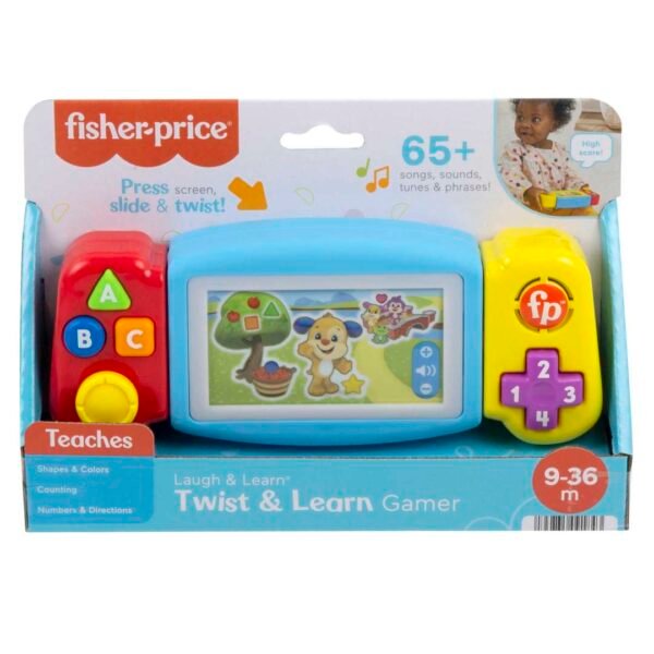 Fisher-Price Laugh & Learn Twist & Learn Gamer Pretend Video Game Learning Toy For Infant & Toddler HJN97 - Image 6