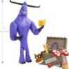 Mattel Monsters at Work Tylor Tuskmon The Jokester Feature Figure Talking Interactive Disney Plus Character Toy with Accessories, Posable Authentic Look & Sound, Kids Gift Ages 3 Years & Up GXK91 - Image 6