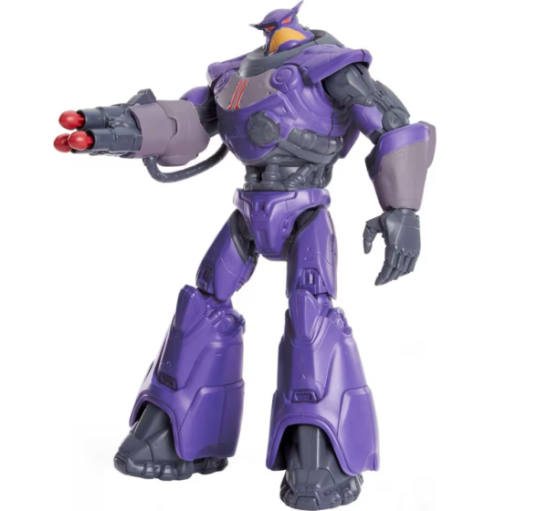 Disney and Pixar Buzz Lightyear Zurg 10-in Tall Action Figure, 13 Posable Joints Authentic Detail, Movie Collector Toy, Kids Gift Ages 4 Years & Up, HHJ72