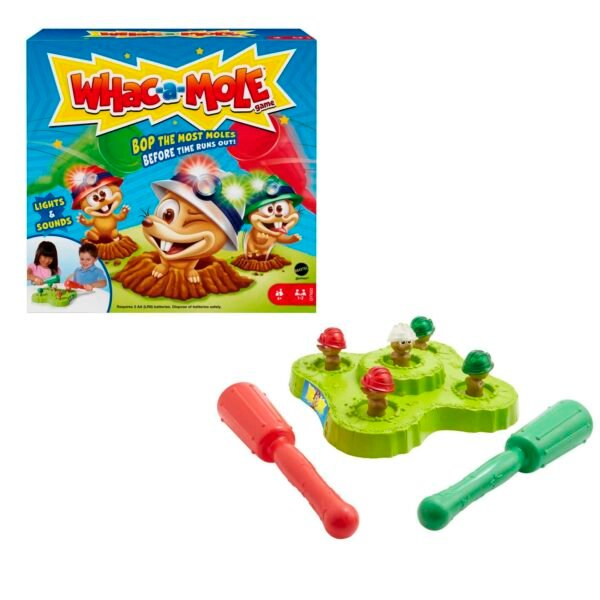 Whac-A-Mole Kids Arcade Game With Mallets & Lights & Sounds For 4 Year Olds & Up GYN50