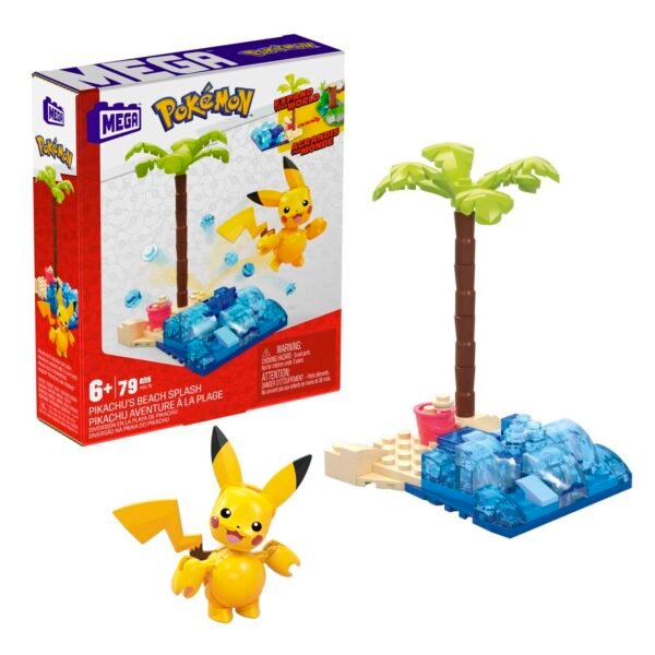 Mega Bloks Pokémon Building Toy Kits With Poseable Action Figures And Environments Assortment HDL75