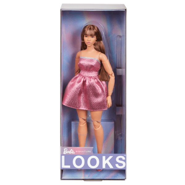 Barbie Looks No. 24 Collectible Doll With Brown Hair And Modern Y2K Fashion HRM16