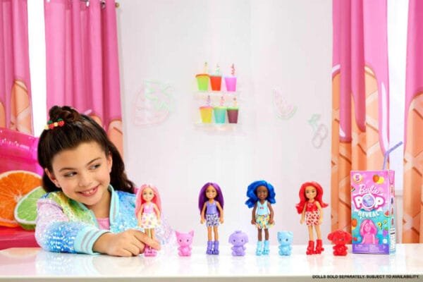Barbie Pop Reveal Fruit Series Chelsea Doll With 5 Surprises, Scent & Color Change HRK58 - Image 2