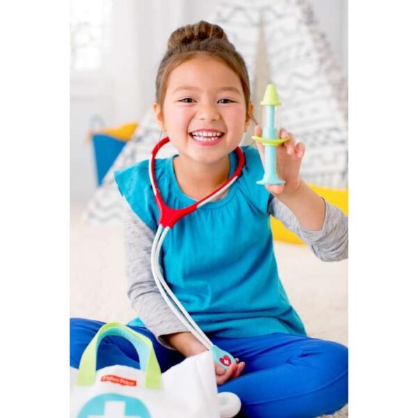 Fisher-Price Medical Toy Set With Doctor Health Bag DVH14 - Image 2