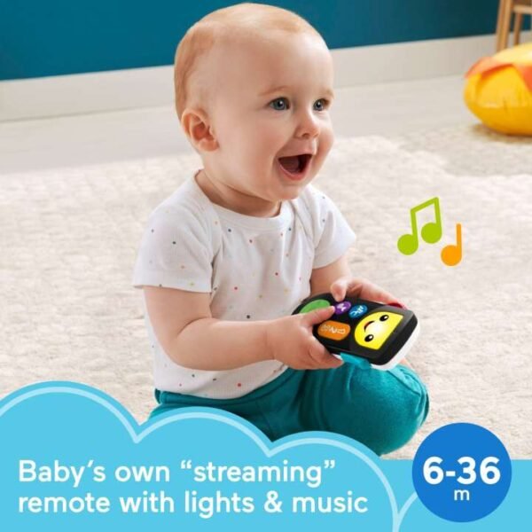 Fisher-Price Laugh & Learn Stream & Learn Remote Electronic Learning Toy For Infants HFT69 - Image 2
