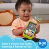 Fisher-Price Laugh & Learn 2-In-1 Slide To Learn Smartphone Musical Toy For Baby & Toddler HLY61 - Image 2