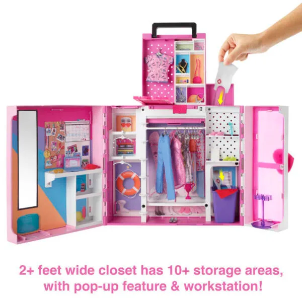 Barbie Dream Closet Doll And Playset HGX57 - Image 3