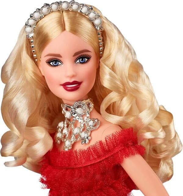Barbie Mattel Signature Holiday Doll (Blonde) FRN69 - Image 4
