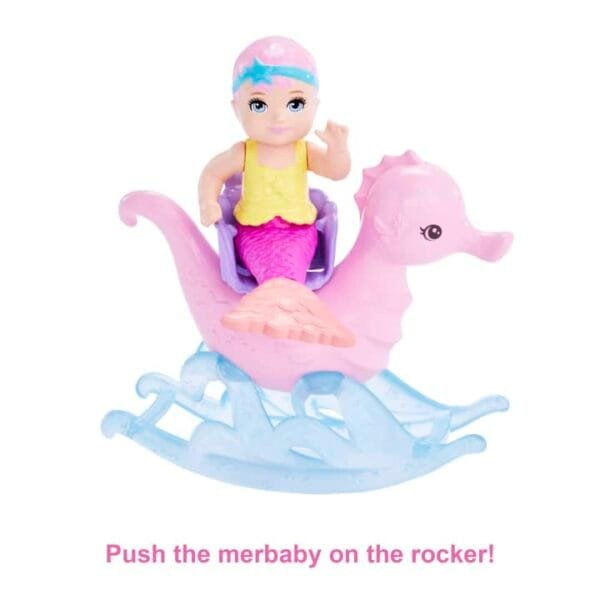 Barbie Mermaid Doll, Nurturing Playset With Merbaby, Octopus And Seal HLC30 - Image 3