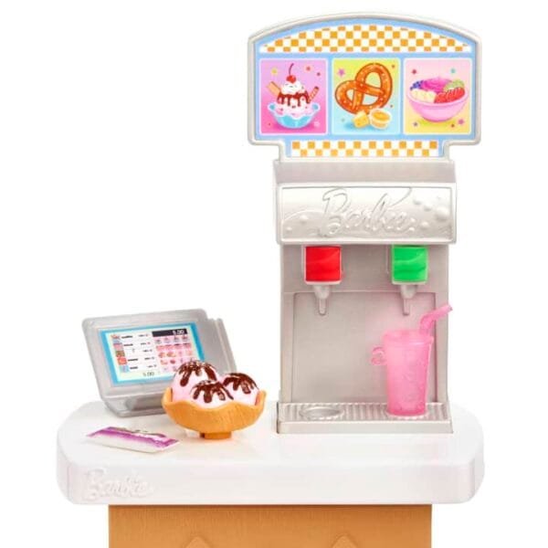 Barbie Toys, Skipper Doll And Snack Bar Playset With Color-Change Feature And Accessories, First Jobs HKD79 - Image 4