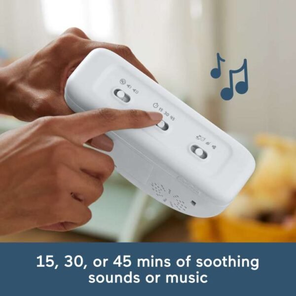 Fisher-Price Soothe & Glow Rainbow Sound Machine With Lights & Music For Newborns And Up HGB91 - Image 4