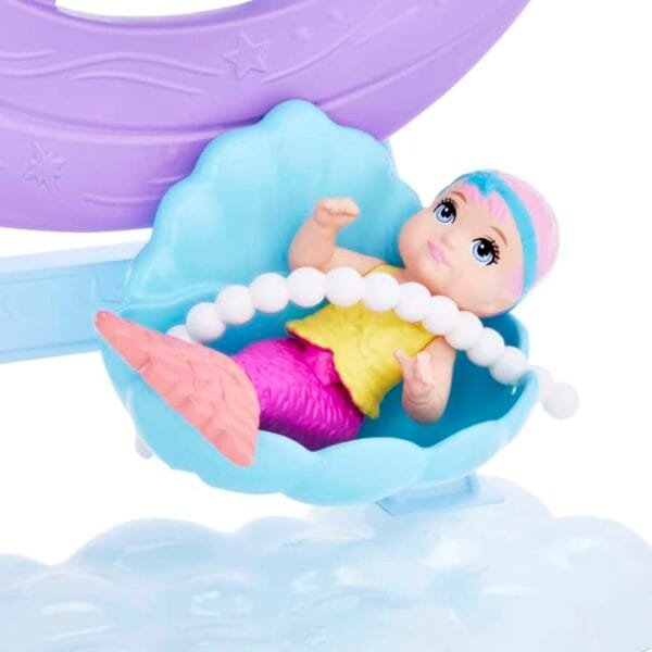 Barbie Mermaid Doll, Nurturing Playset With Merbaby, Octopus And Seal HLC30 - Image 4