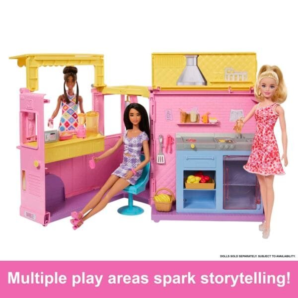 Barbie Sets, Lemonade Truck Playset with 25 Pieces HPL71 - Image 5