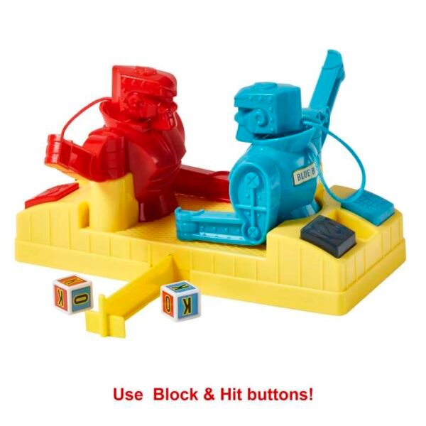 Rock ‘Em Sock ‘Em Robots Knock Or Block Edition Boxing Game HDN94 - Image 5