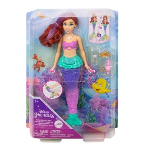 Disney Princess Toys, Ariel Mermaid Doll HPD43 - Image 6
