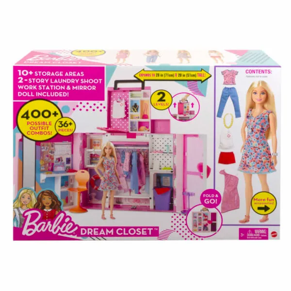 Barbie Dream Closet Doll And Playset HGX57 - Image 6