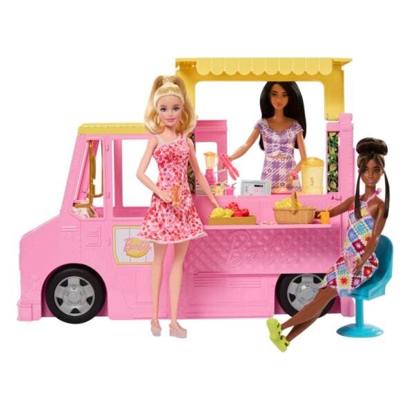 Barbie Sets, Lemonade Truck Playset with 25 Pieces HPL71 - Image 7