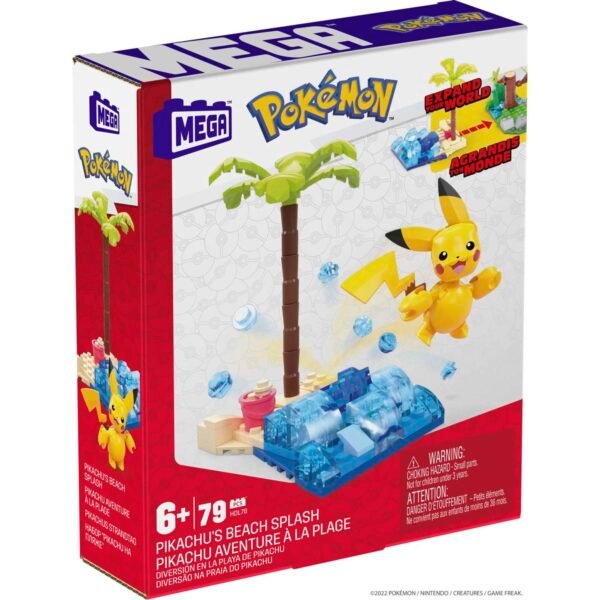 Mega Bloks Pokémon Building Toy Kits With Poseable Action Figures And Environments Assortment HDL75 - Image 9