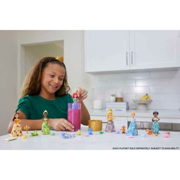Disney Princess Color Reveal Dolls With 6 Surprises, Friend Series, Styles May Vary HMB69 - Image 2