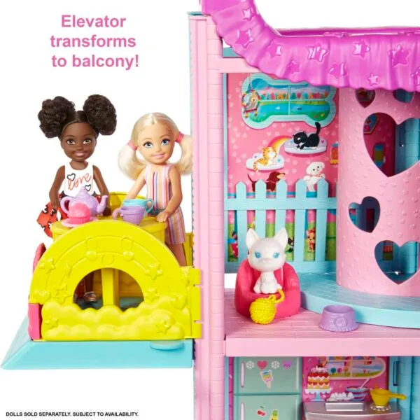 Barbie Doll House, Chelsea Playhouse And 15 Accessories HCK77 - Image 3