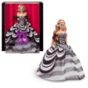 Barbie Signature 65th Anniversary Collectible Doll With Blonde Hair And Black And White Gown HRM58