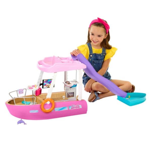 Barbie Dream Boat Playset With Pool, Slide HJV37