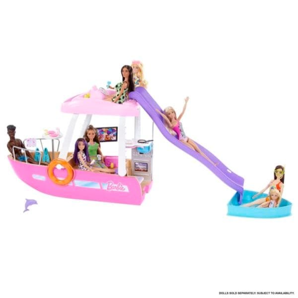 Barbie Dream Boat Playset With Pool, Slide HJV37 - Image 2