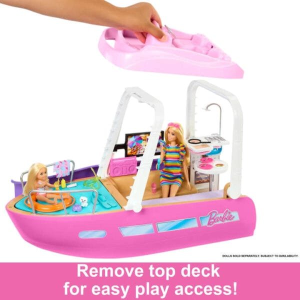 Barbie Dream Boat Playset With Pool, Slide HJV37 - Image 3