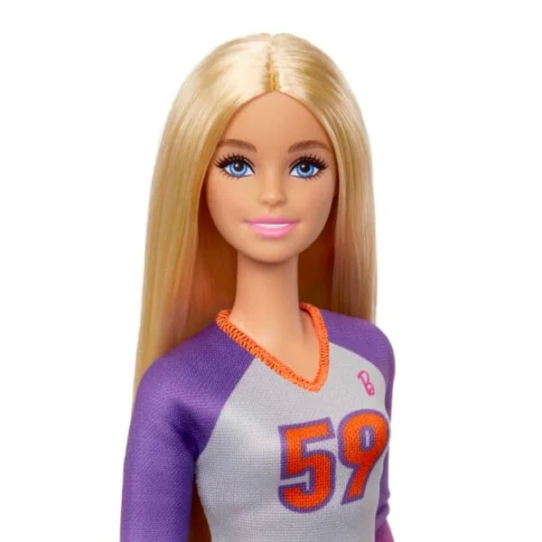 Barbie Doll & Accessories, Made To Move Career Volleyball Player Doll HKT72 - Image 3