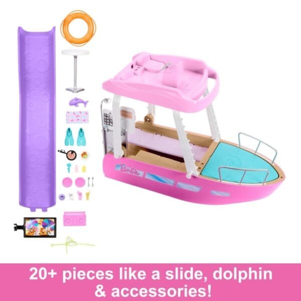Barbie Dream Boat Playset With Pool, Slide HJV37 - Image 4