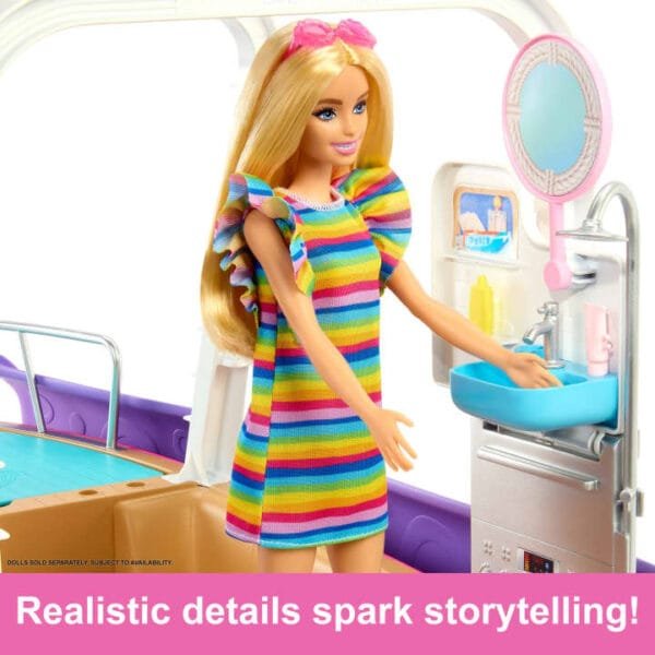 Barbie Dream Boat Playset With Pool, Slide HJV37 - Image 5