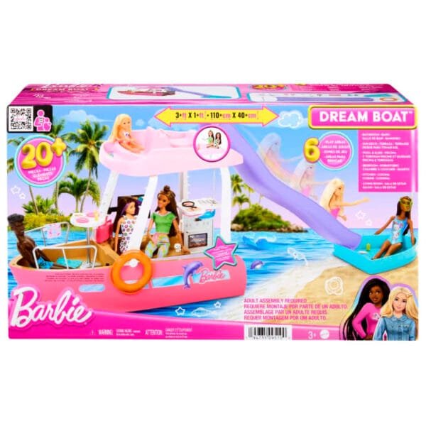 Barbie Dream Boat Playset With Pool, Slide HJV37 - Image 6
