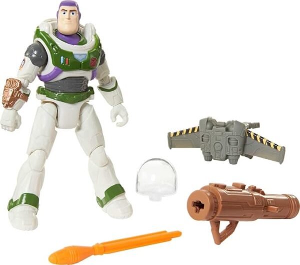 Disney Pixar Lightyear 5 Inch Scale Action Figures with Mechanical Movement Feature & 10 Posable Joints, Authentic Detail & Accessory, Gift 4 Years & Up, Assortment Mutli HHJ85