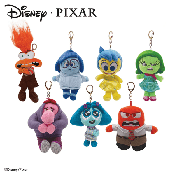 Disney Pixar 4.5" Inside Out 2 Plush Keychain